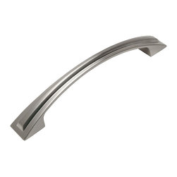 Cosmas - Cosmas 124-128SN Satin Nickel 5&rdquo; CTC Arch Cabinet Pull, 5-PACK - Cabinet And Drawer Handle Pulls