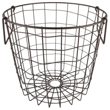 DII Metal Basket Bronze Round Small