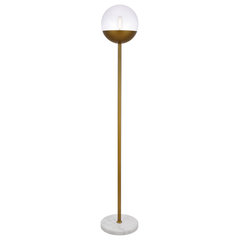 Satire Brass Floor Lamp