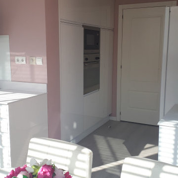Cocina integrada en la terraza