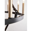 Iris 20-Light 2-tier Wheel Candle Chandelier