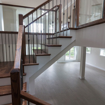 Project #44 | Contemporary Staircase with Skylit Stairwell