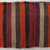 Handmade Vintage Moroccan Berber Kilim, Cushion, 1'x2.1', 30cmx65cm 1950s