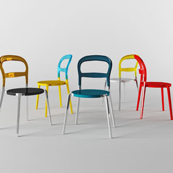 CS/1091-A Wien Kitchen Chair by Calligaris, Italy - Dining Chairs
