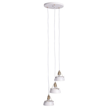 Renmarco Contemporary 3-Light Cluster Pendant