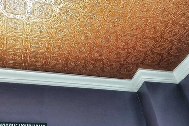 Faux Copper Metal Ceiling