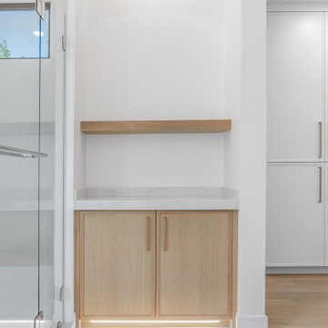 Sherwood Park Custom Home - Rift Cut White Oak with Natural Lacquer