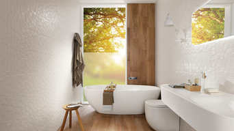 Introducing our Trends porcelain tile range to a bathroom