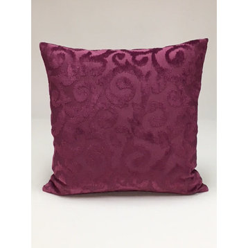 Fuschia Velvet Pillow