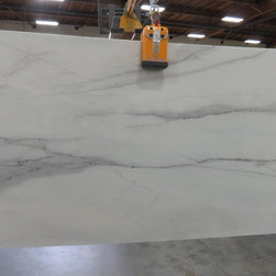 All Natural Stone - Calacatta Lincoln Marble Slab - Kitchen Countertops