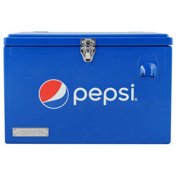 Permasteel 21 Quart Portable Cooler, Blue