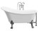 Dorya 69" Freestanding Tub With Faucet