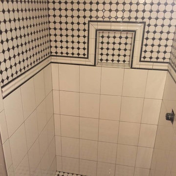 Black & White Shower