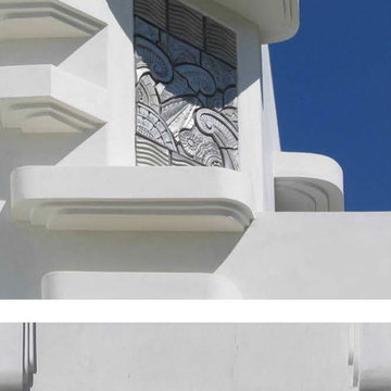 Custom Art Deco Revival Terra Cotta