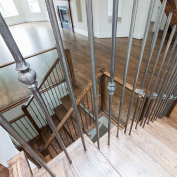 Project #44 | Contemporary Staircase with Skylit Stairwell