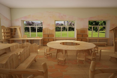 Дизайн-проект интерьера для частного детского садика