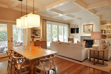 Inspiration for a dining room remodel in Boston