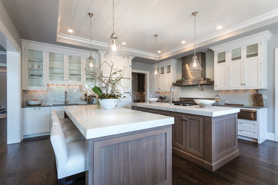Kitchen - transitional kitchen idea in New York