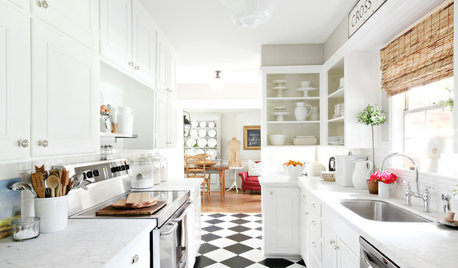 Create a Timeless Kitchen Look With Checkered Tiles