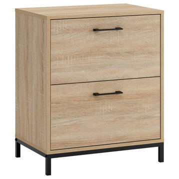 Sauder North Avenue Engineered Wood Lateral File Cabinet in Charter Oak Finish
