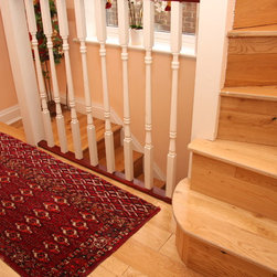 Wonderful antique handmade Turkmen Juval rug - Floor Rugs