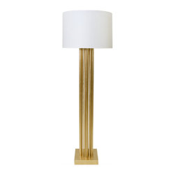 Worlds Away Gibson Gold Floor lamp - Floor Lamps
