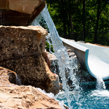 Inground Pool with Waterslide, Grotto and More!