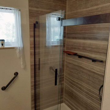 Choreograph shower walls bathroom renovation by Kissel's Bath for US | Denver CO