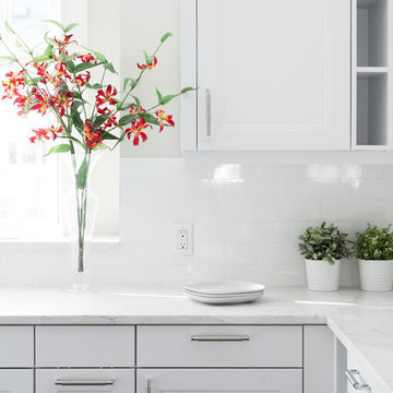 Corner Open Wall Cabinet | Riverside, Greenwich New Residence