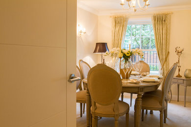 Photo of a traditional dining room in Hampshire.