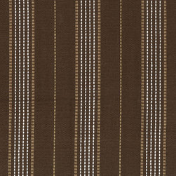 ROTH & TOMPKINS TEXTILES - Warren Fabric, Espresso, 54''x36'' - Upholstery Fabric
