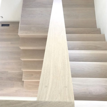 AMAGANSETT:  7" SELECT WHITE OAK INSTALLED & FINISHED WITH WOCA XTRA WHITE OIL