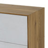 Dana Dresser 4-Drawer Natural Oak/White Concrete