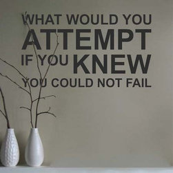 Inspirational Wall Quotes - Wall Decals