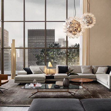 defining space with rug