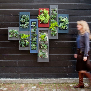 Stilmix Garten mit Pflasterklinker in San Francisco