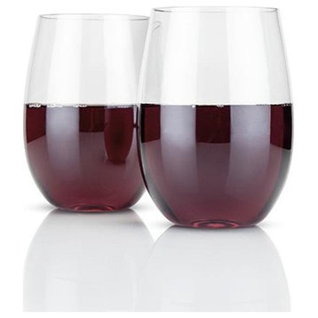 True  Flexi Stemless Wine Glasses, Set of 2