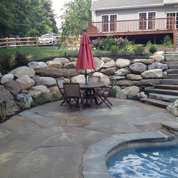 Natural Stone Waterfall