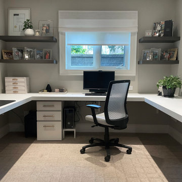 Lytton Park – Basement Office (Built-in Desk)