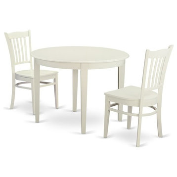 3-Piece Dinette Table Set For 2, Kitchen Table And 2 Dining Chairs