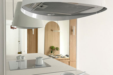 Idée de décoration pour une cuisine nordique.