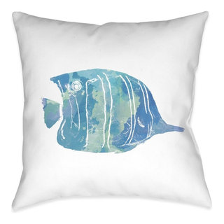 Blue Bird Boho Indoor Decorative Pillow - Laural Home