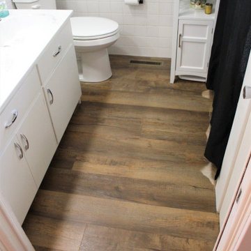 Homeowner's Floor and Backsplash Remodel