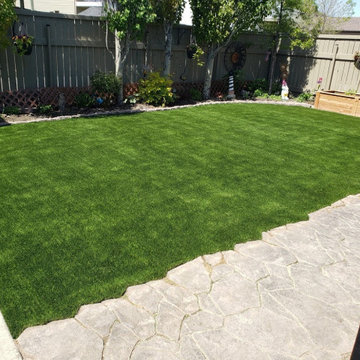 Synthetic Artificial Turf Grass Dog Yard Transformations