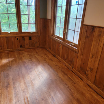 Lake Home Hardwood Floor Installation in Columbus, North Carolina