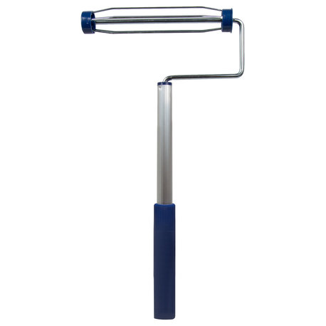 Paint Roller Frame With Long Handle, 10.5"x20", Silver, Set of 12