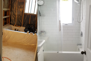 Inspiration for a bathroom remodel in Montreal