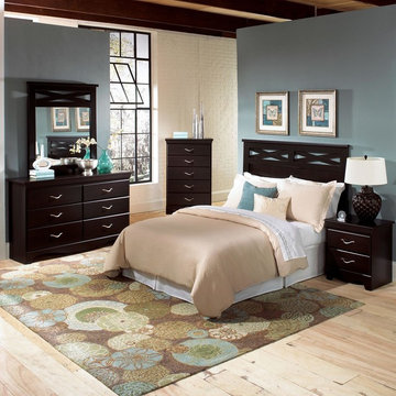 Standard Furniture Crossroads 3 Piece Panel Headboard Bedroom Set