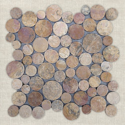 FULL MOON - Canyon | 12" x 12" | Marble Mosaic - Mosaic Tile