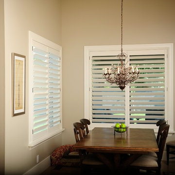 White Plantation Shutter Install